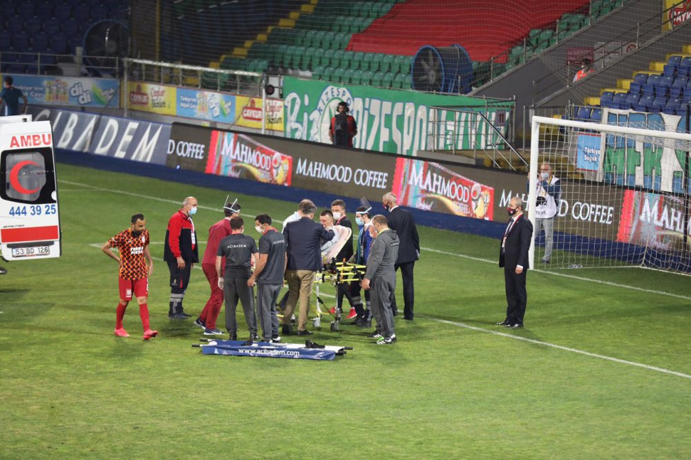 Galatasaray Çaykur Rizespor maçı Fernando Muslera sakatlanma
