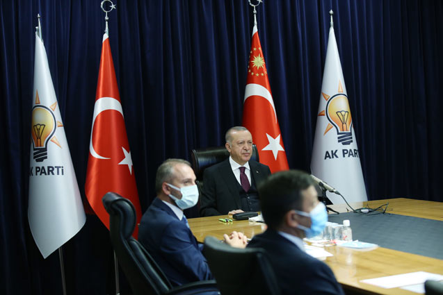 Erdoğan ak parti videokonferans