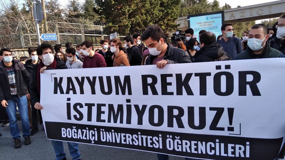 Boğaziçi Üniversitesi protesto gösterisi