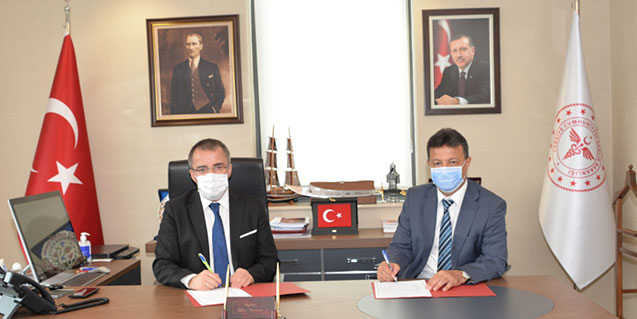  Rektör Erman Ankara’daki Sağlık Bakanlığında