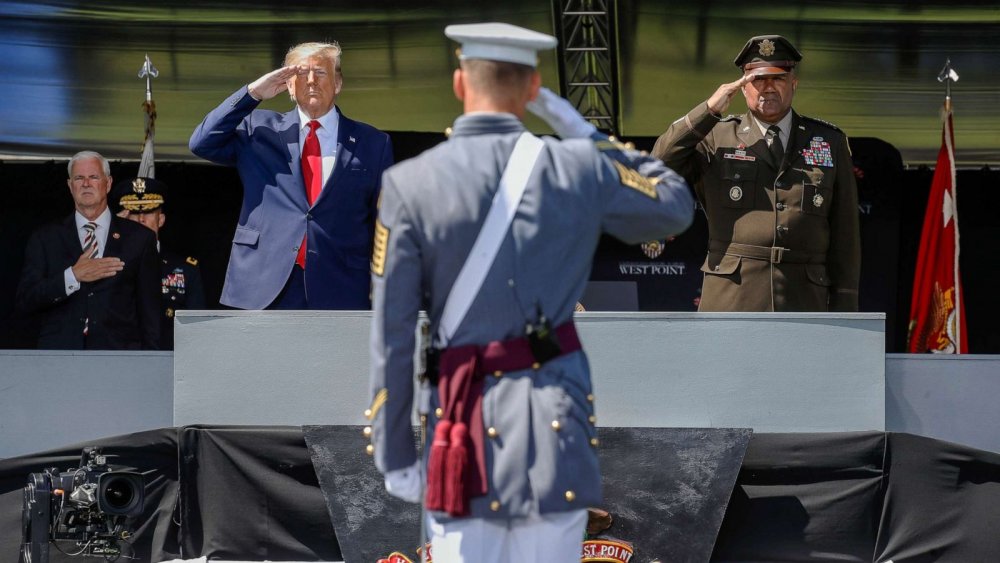 Trump West Point Ordu Akademi 2020 Mezuniyet Töreni